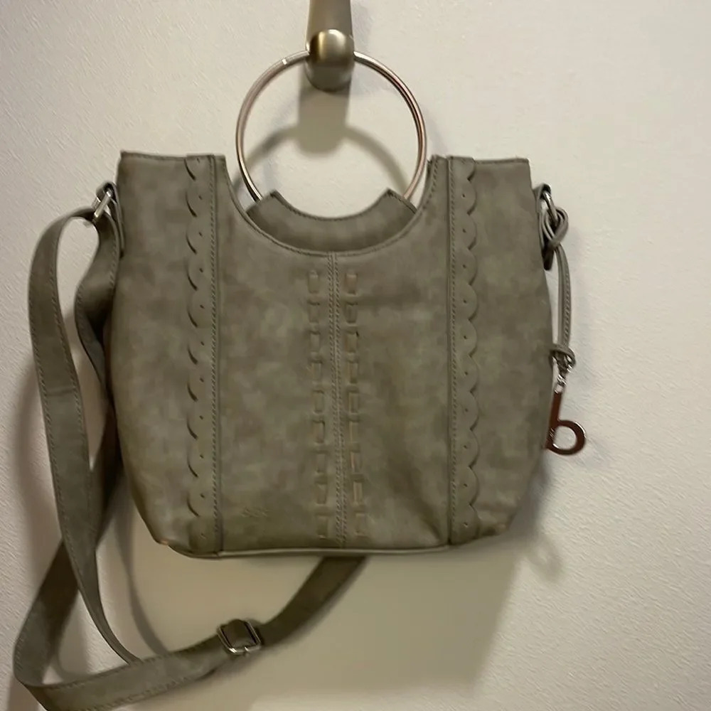 Boc grey suede woman’s purse